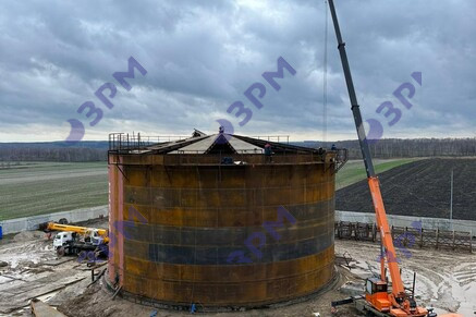 Битумное хранилище общим объемом 80000 м3 в Воронеже - Опытный завод резервуаров и металлоконструкций