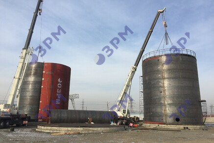 РВС-1000 м3 для светлых нефтепродуктов в Воронеже - Опытный завод резервуаров и металлоконструкций