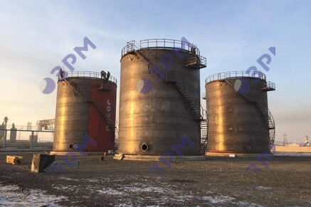 Склад нефтепродуктов на 3000 м3 (проект, изготовление и монтаж)  в Воронеже - Опытный завод резервуаров и металлоконструкций