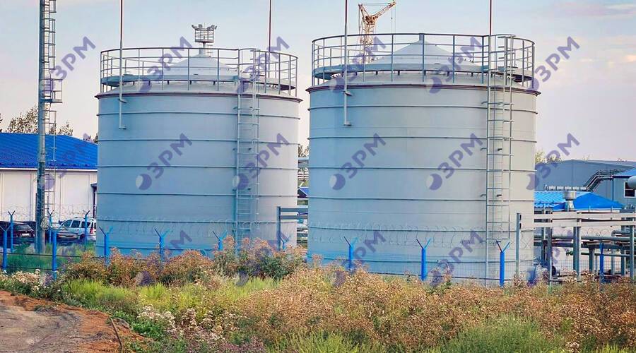 Противопожарные резервуары РВС-400 и РВС-150 для НПЗ