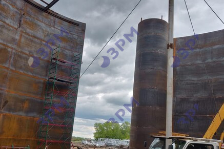 РВС-5000 м3 для битума в Воронеже - Опытный завод резервуаров и металлоконструкций